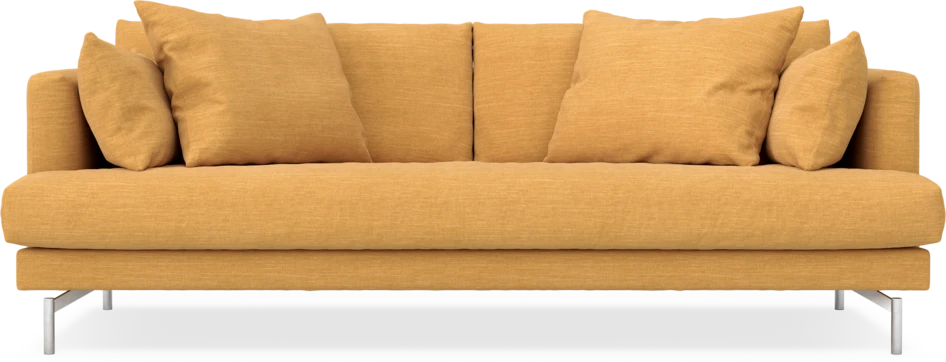 Harper - 3-sits soffa, hel dyna - Gul