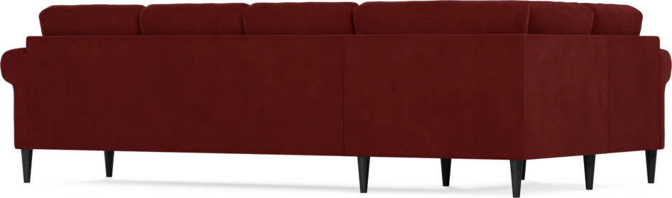 Eden - Hörnsoffa, 1+3-sits - Röd