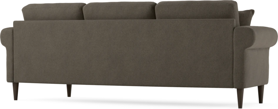 Eden - 3-sits soffa svängd - Brun