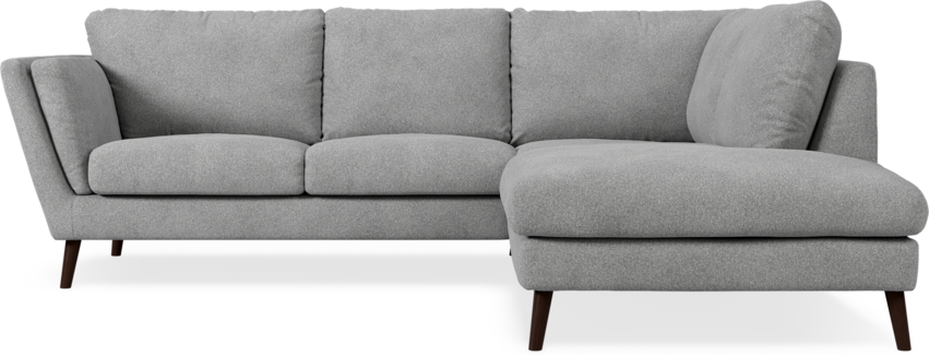 Madison Lux - 2-sits soffa med divan höger - Vit