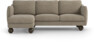 Madison Lux - 2-sits soffa med schäslong vänster - Beige