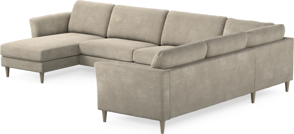 Bridge - Hörnsoffa, 3+2-sits med schäslong vänster - Beige
