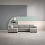 Nevada - 3-sits soffa med divan vänster och schäslong höger - Beige