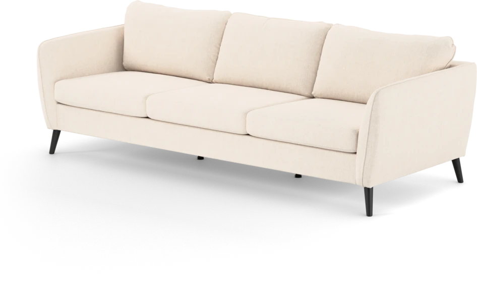 County - 3-sits soffa - Vit