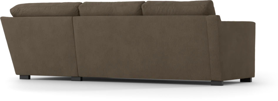 Friday - 2,5-sits soffa med divan höger - Brun