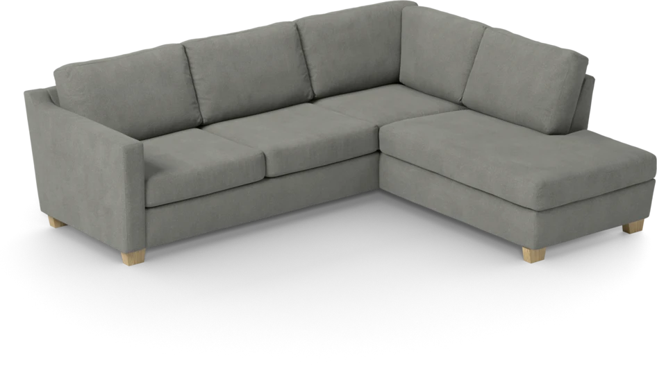 Friday - 2,5-sits soffa med divan höger - Grå
