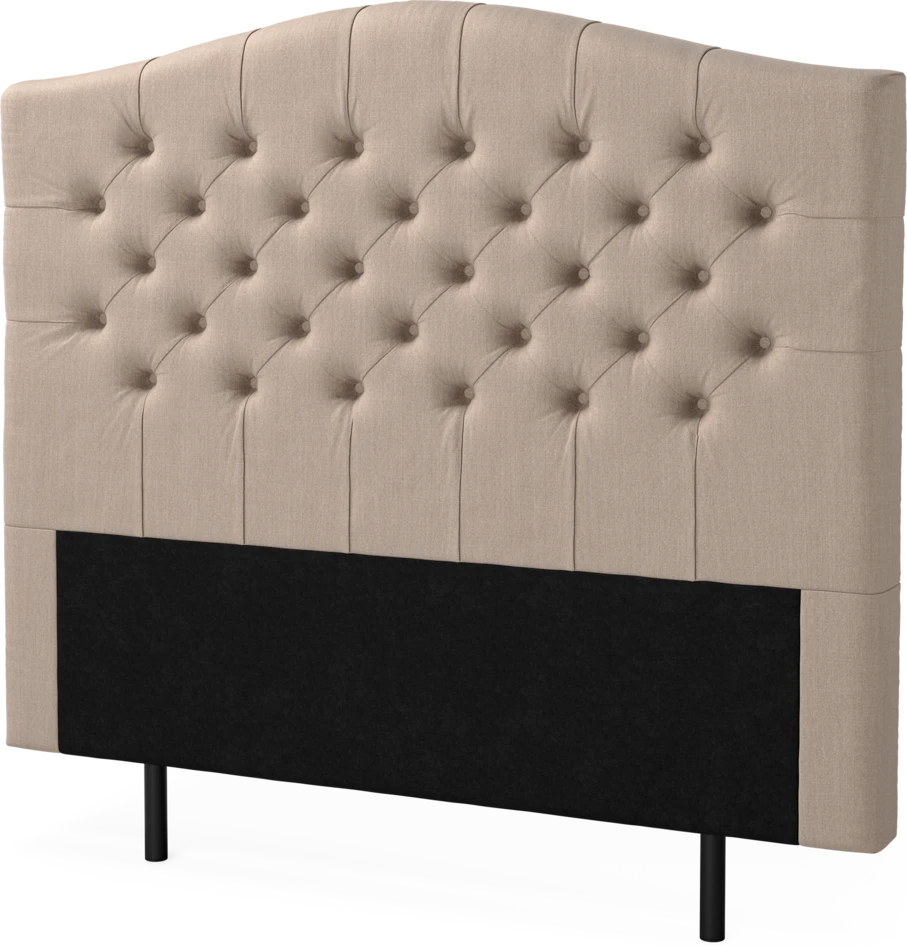 New York välvd - Sänggavel, 90-210 cm - Beige