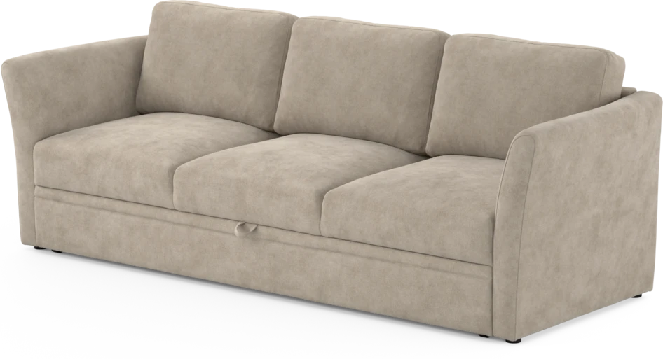 Öland - Bäddsoffa 3-sits, längsbäddad - Beige