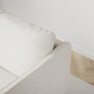 Madison - 3-sits soffa med schäslong höger - Vit