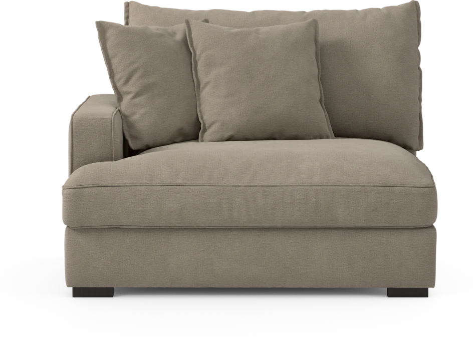 Rossi - 1,5-sits med armstöd vänster - Beige
