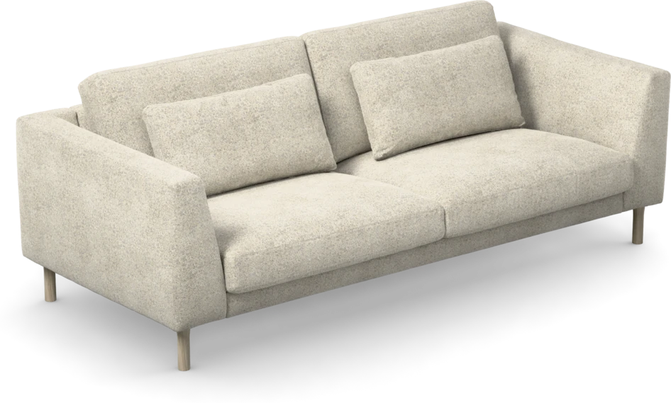 Willow - 3-sits soffa, fast klädsel - Beige