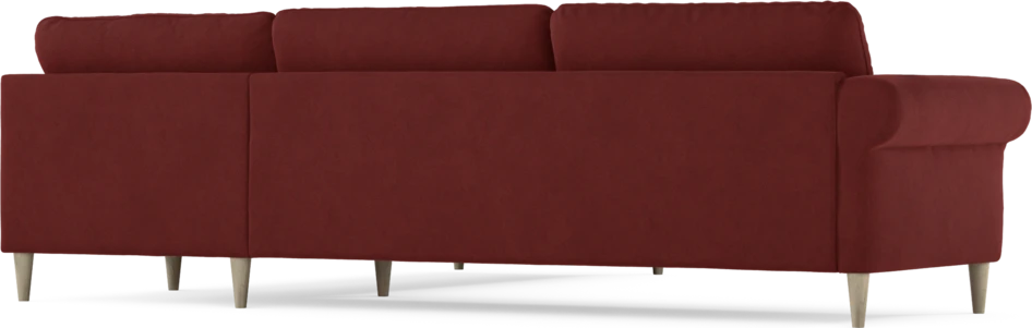 Bridge - Hörnsoffa, 3+2-sits - Röd