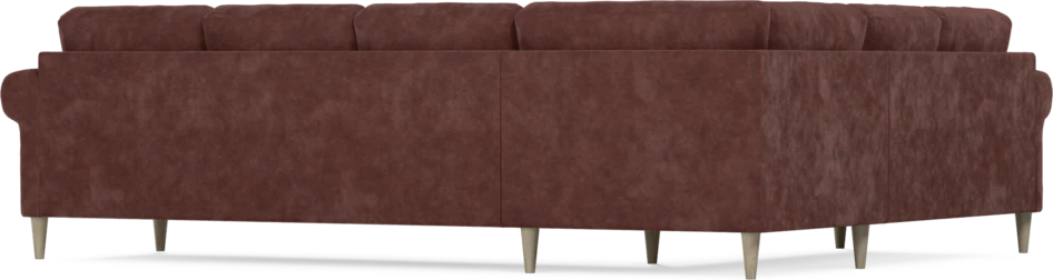 Eden - Hörnsoffa, 2+3-sits - Röd