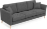 Eden - 3-sits soffa - Svart