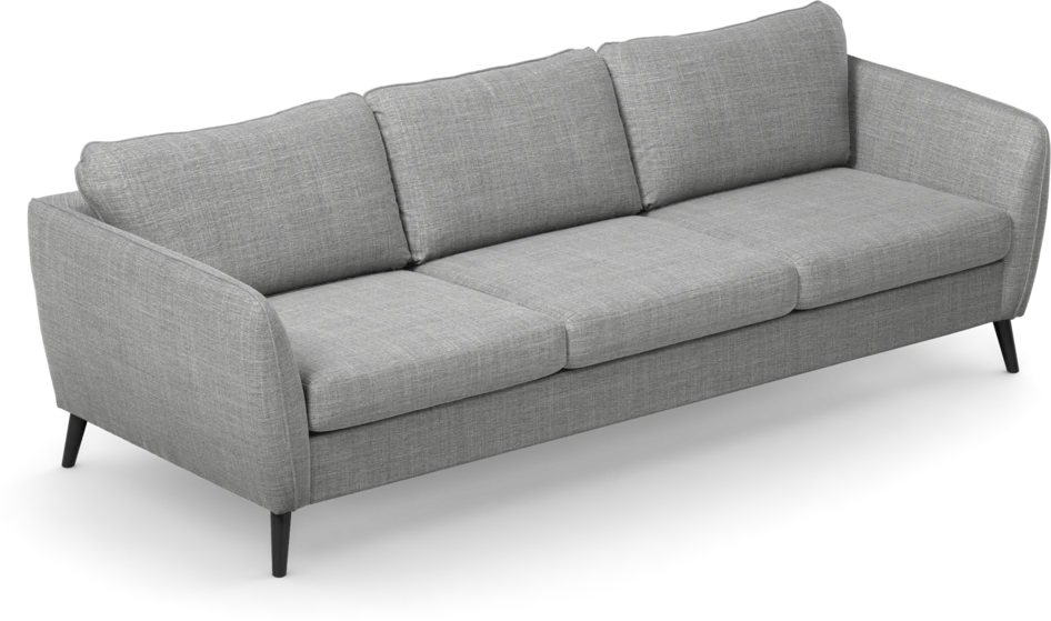 County - 3-sits soffa - Grå