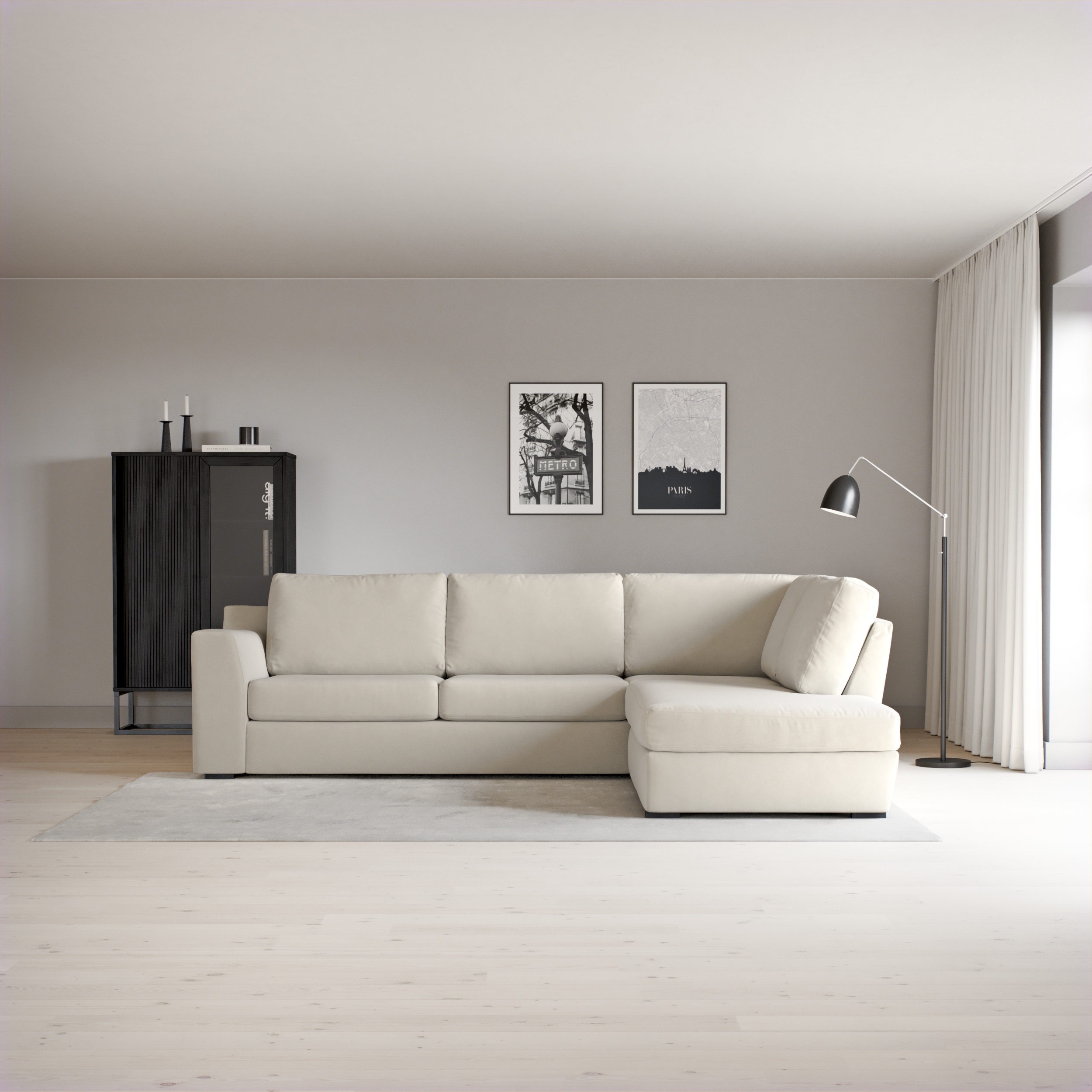 Friday - 2,5-sits soffa med divan höger - inspiration