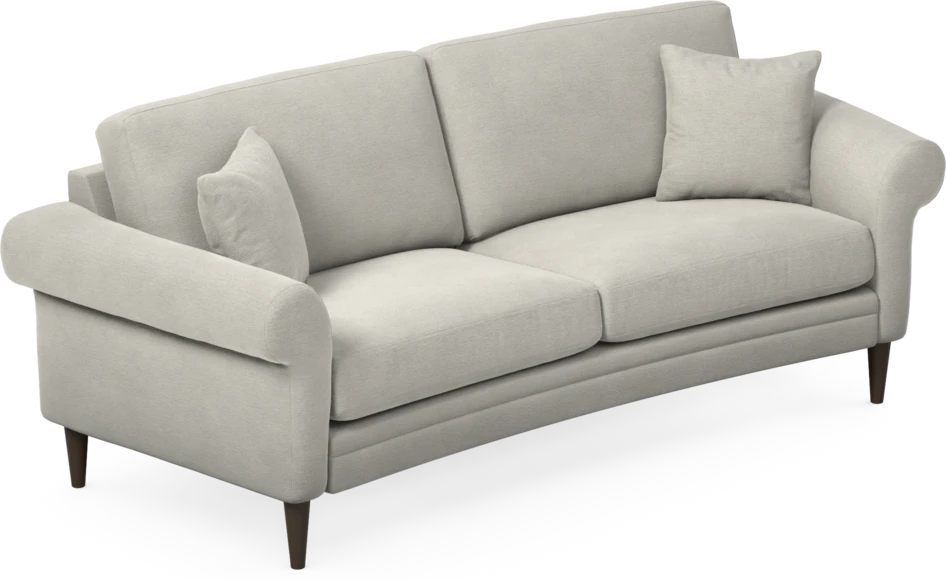 Eden - 2,5-sits soffa svängd - Grå