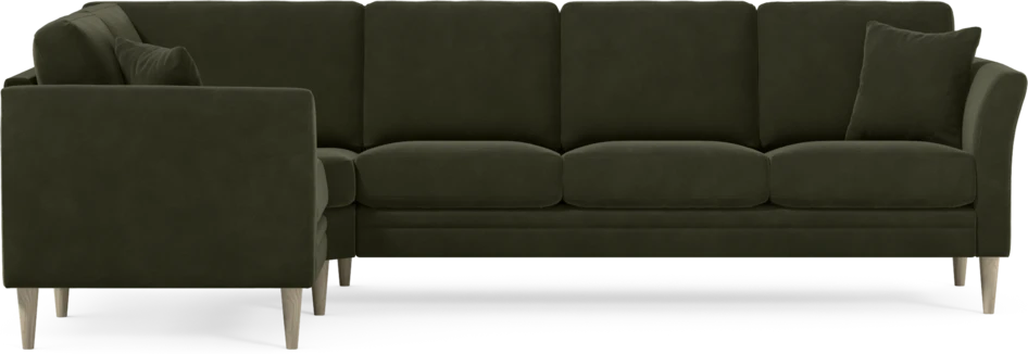 Eden - Hörnsoffa, 1+3-sits - Grön