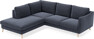 Madison - 2-sits soffa med divan vänster - Blå
