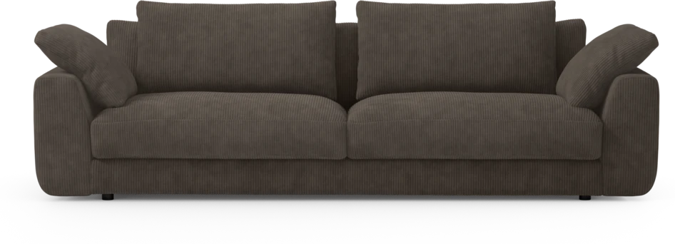 Amie - 4-sits soffa - Brun