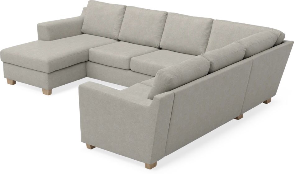 Friday - Hörnsoffa, 3+2-sits med schäslong vänster - Beige