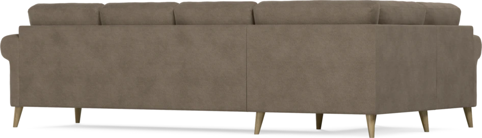 Eden - Hörnsoffa, 1+3-sits - Brun