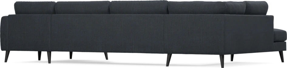 Bridge - 3-sits soffa med divan vänster och schäslong höger - Blå