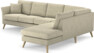 Eden - 3-sits soffa med divan - Beige