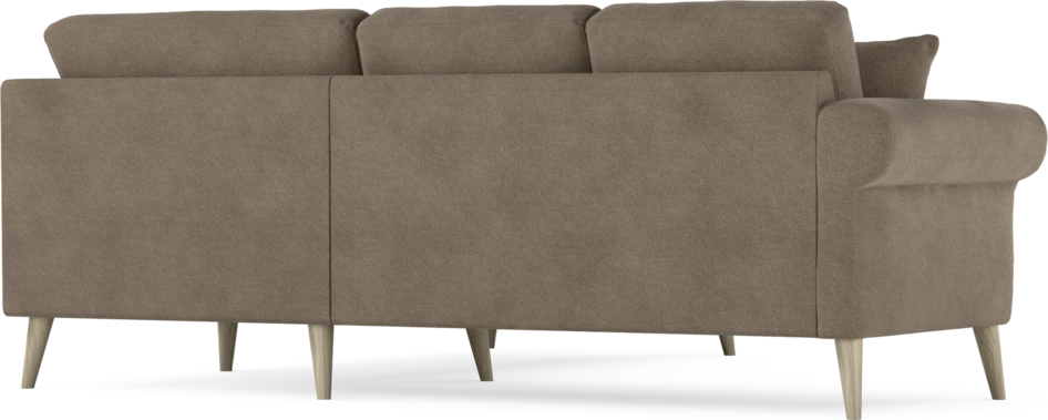 Eden - Hörnsoffa, 2+2-sits - Brun