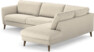 Bridge - 3-sits soffa med divan höger - Beige