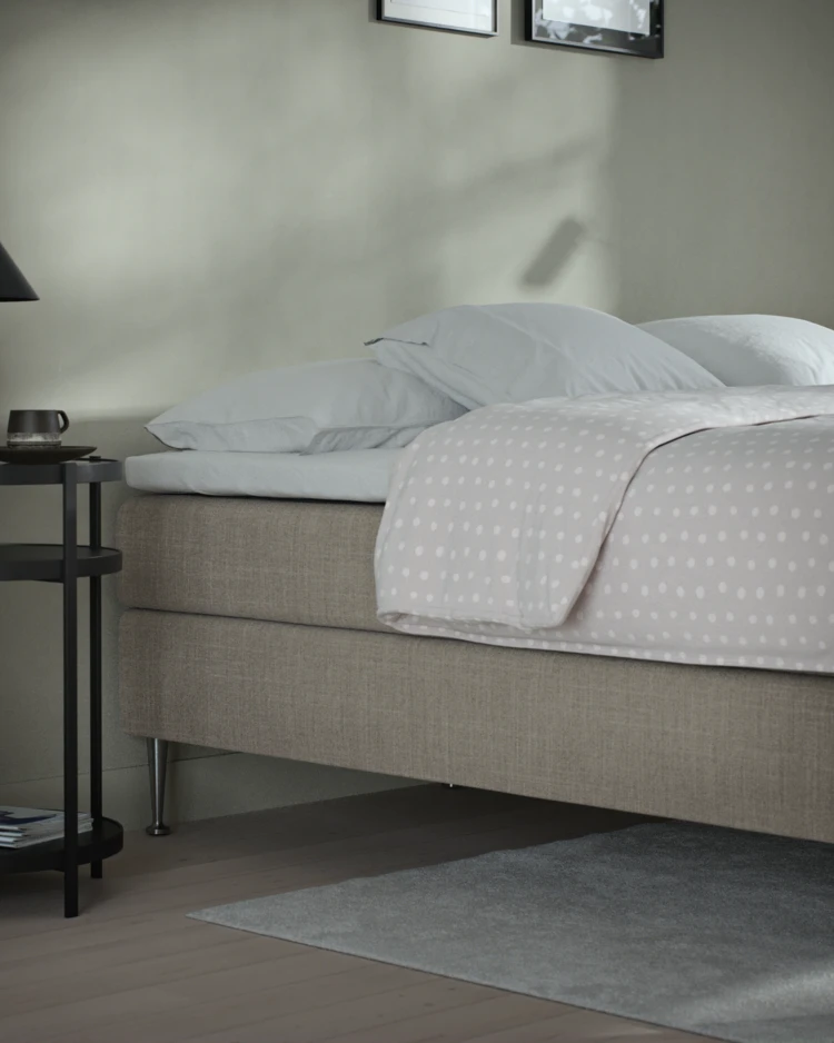 Asperö Comfort - Kontinentalsäng, dubbelsäng med bäddmadrass Comfort och sängben - inspiration