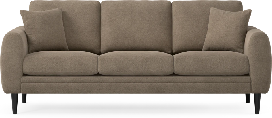 Eden - 3-sits soffa - Brun
