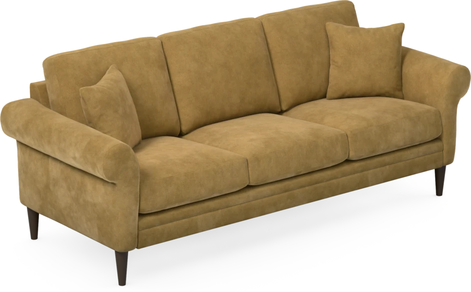 Eden - 3-sits soffa - Gul