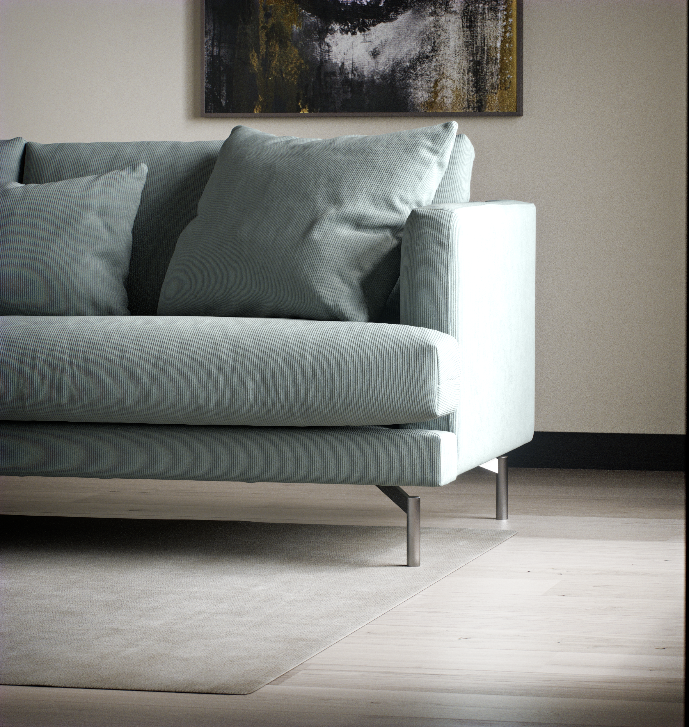 Harper - 3-sits soffa med divan vänster - inspiration