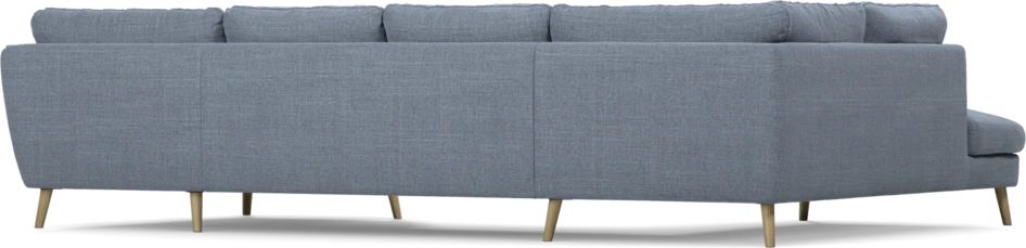 Madison - 2-sits soffa med divan vänster och schäslong höger - Blå