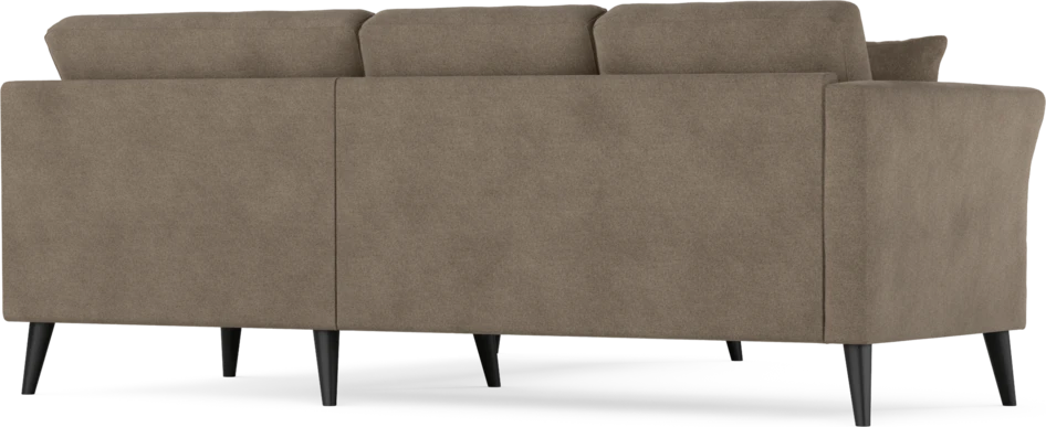 Eden - Hörnsoffa, 2+2-sits - Brun