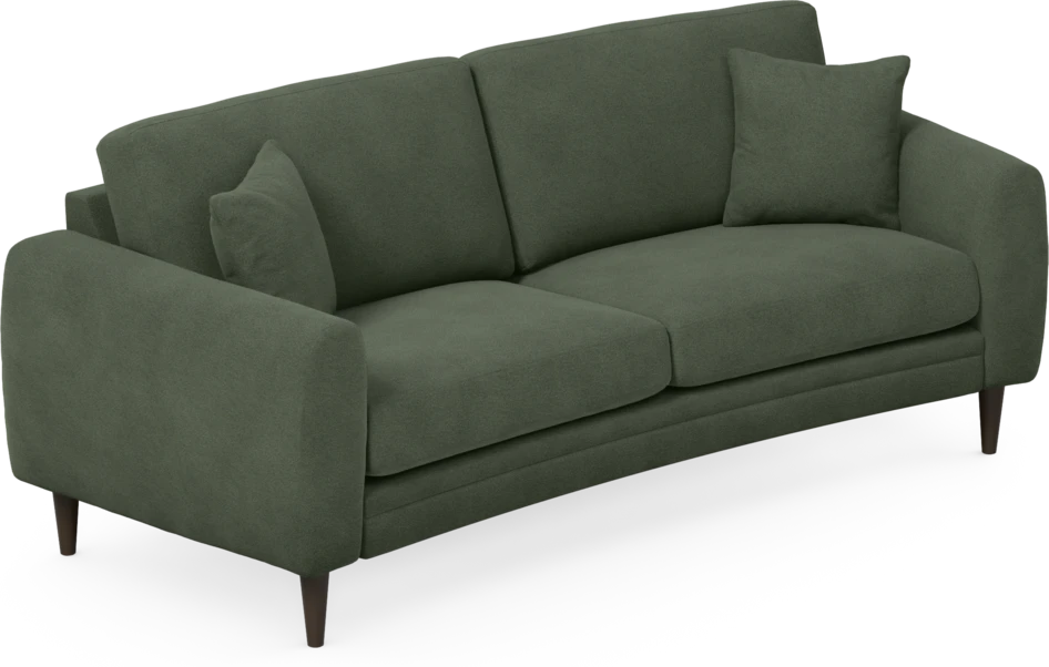 Eden - 2,5-sits soffa svängd - Grön