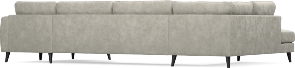 Bridge - 3-sits soffa med divan vänster och schäslong höger - Grå