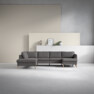 County - 3-sits soffa med divan vänster och schäslong höger - Brun