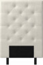Delux Pikerad - Sänggavel, 90-210 cm - Beige