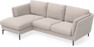 Madison Lux - 2-sits soffa med schäslong vänster - Beige