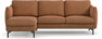 Madison Lux - 2-sits soffa med schäslong vänster - Orange
