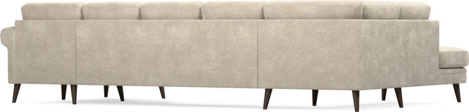 Eden - 3-sits soffa med divan vänster och schäslong höger - Beige