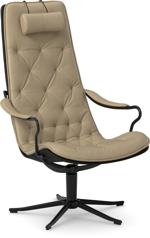 Moore - Fåtölj hög rygg - Beige