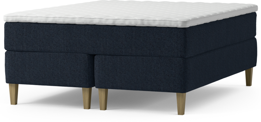 Delux Exclusive - Kontinentalsäng, dubbelsäng med bäddmadrass och sängben