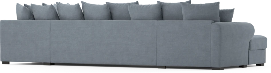 Town - 3-sits soffa med divan höger och schäslong vänster - Blå