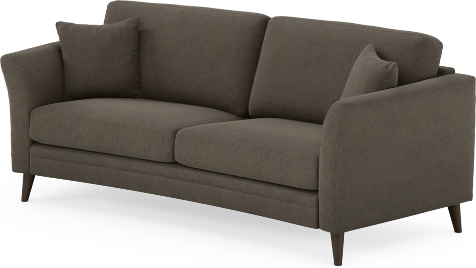 Eden - 2,5-sits soffa svängd - Brun
