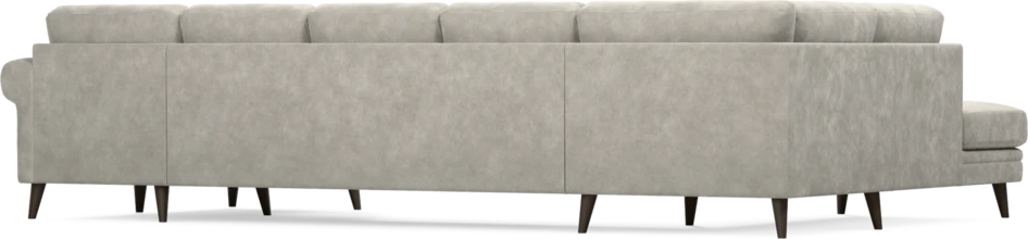 Eden - 3-sits soffa med divan vänster och schäslong höger - Grå