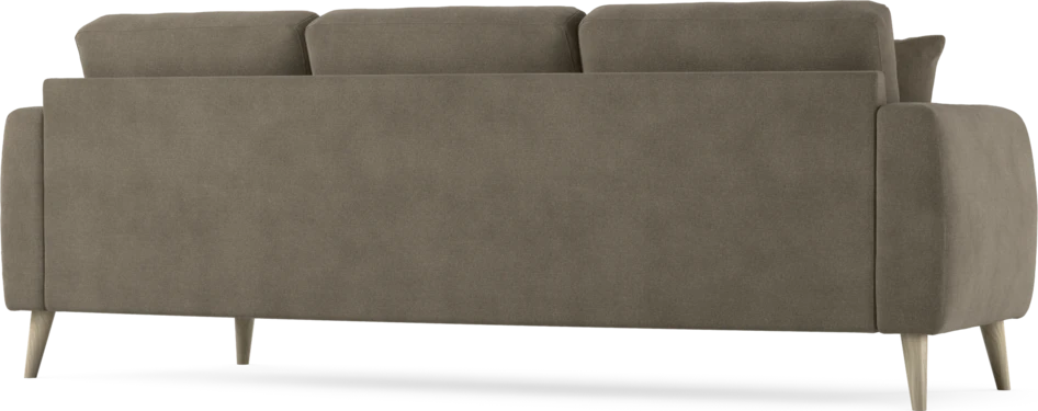 Eden - 3-sits soffa svängd - Beige