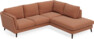 Madison - 2-sits soffa med divan höger - Orange